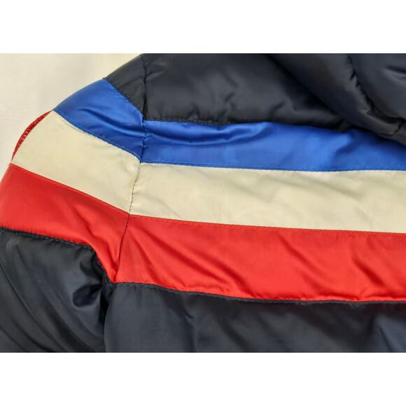 LEVI STRAUSS & CO Boys 4T Blue with Red/White/Blue Striped Puffer Jacket Levi's - Picture 7 of 13